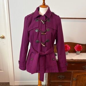 George Purple short Trench Coat